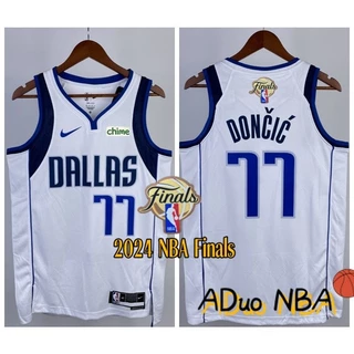 2024 NBA Finals Hot pressed Camiseta Dallas Mavericks nba Camisa Luka Doncic #77 Association Edition de Basquetebol Jersey