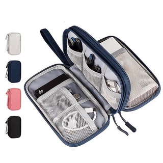 Necessaire organizadora bolsa portatil celular cabos fios armanazamento em Oferta na Shopee
