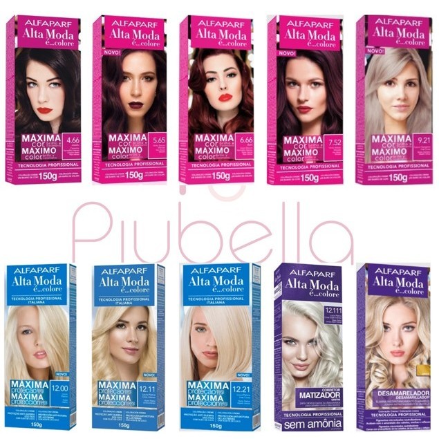 TINTA ALTA MODA ALFAPARF 150G - CORES ESPECIAIS | Shopee Brasil