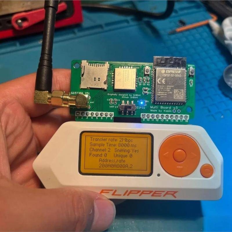 Flipper Zero WiFi Multiplaca 3.0 NRF24 + ESP32 Placa De Desenvolvimento