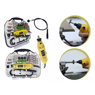Mini Micro Retifica Profissional 650w 210 Peças Nakasaki C/ Maleta - Envio Imediato - Promoção
