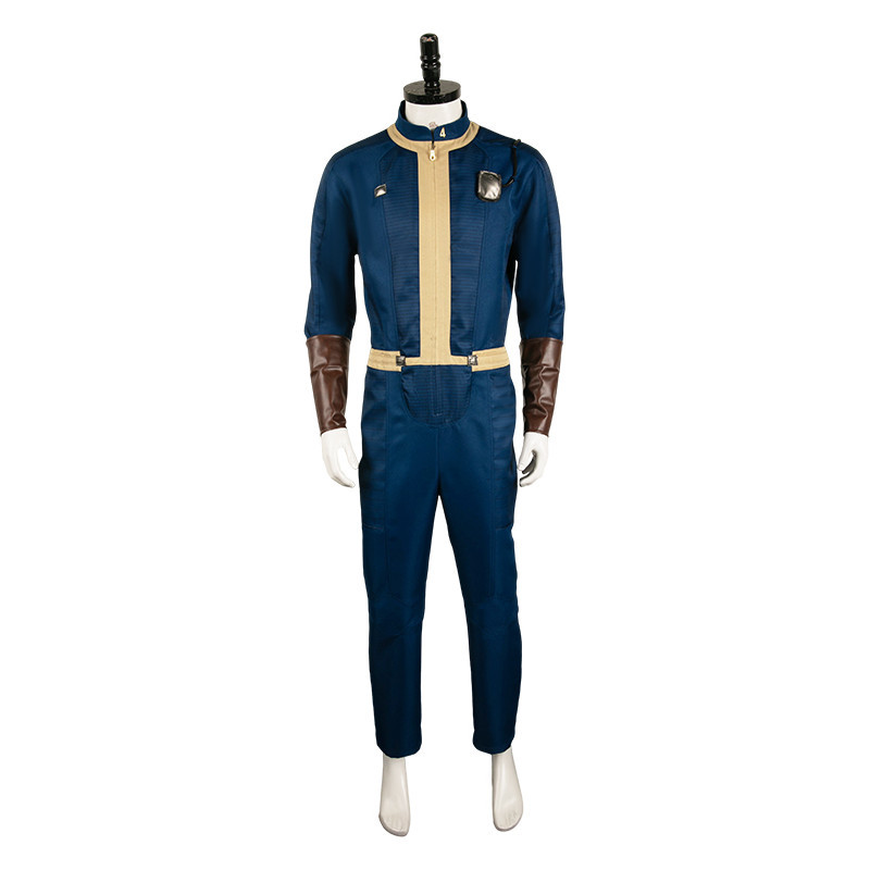 Fallout TV Vault 4 Dweller Blue Outfits Festa De Carnaval Fantasia De Halloween Cosplay