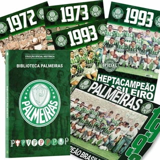 Palmeiras Coleção Oficial Histórica | 12 pôsteres + Box personalizado