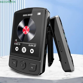 KESSMODA MP3/Mp4 Player , Tela De 1,8 Polegadas Mini Walkman , Suporte De Mídia Rádio FM 8/16/32GB Portátil Esportivo Clip E-book