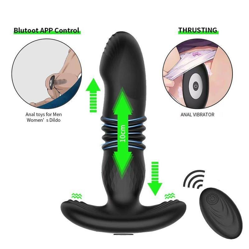 plug anal vibração Plug Anal Inflável com Vibrador Pretty Love Mega Import main image 0