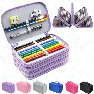 Estojo Escolar/Estojo Box/Estojo De Lápis De Quatro Camadas Com 72 Furos Organizador
