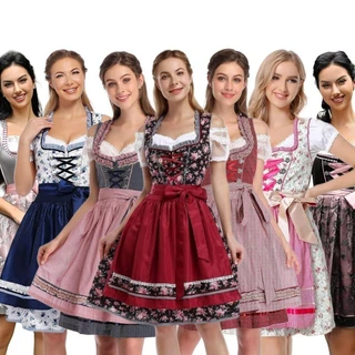 2024 Novo Alemão Oktoberfest Vestuário Adulto Feminino Terno de Cerveja Vestido