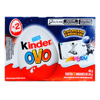Kinder Ovo Menino c/2 unid. 40Gr - Ferrero Rocher