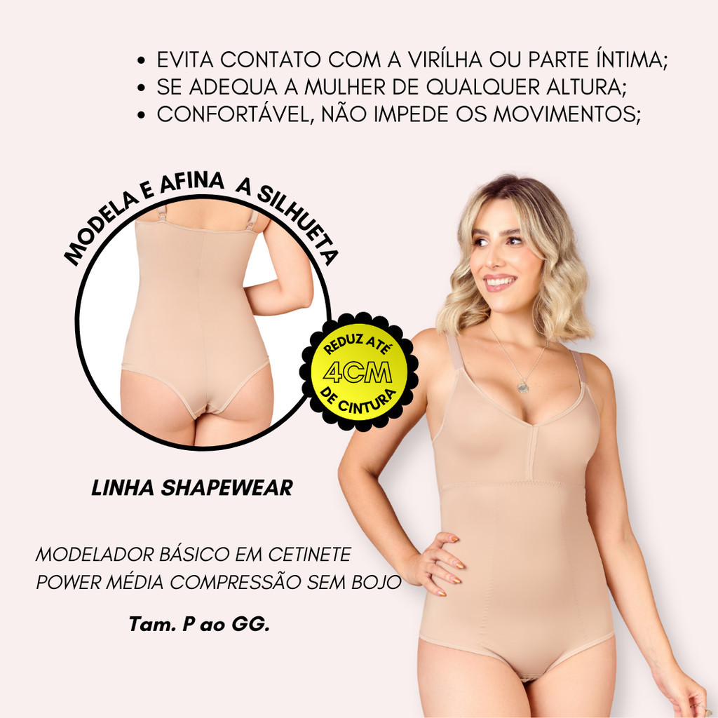 安い割引 Kit Sem Medidas de Redutor Compressão Modelador Body Cinta 2 化粧下地