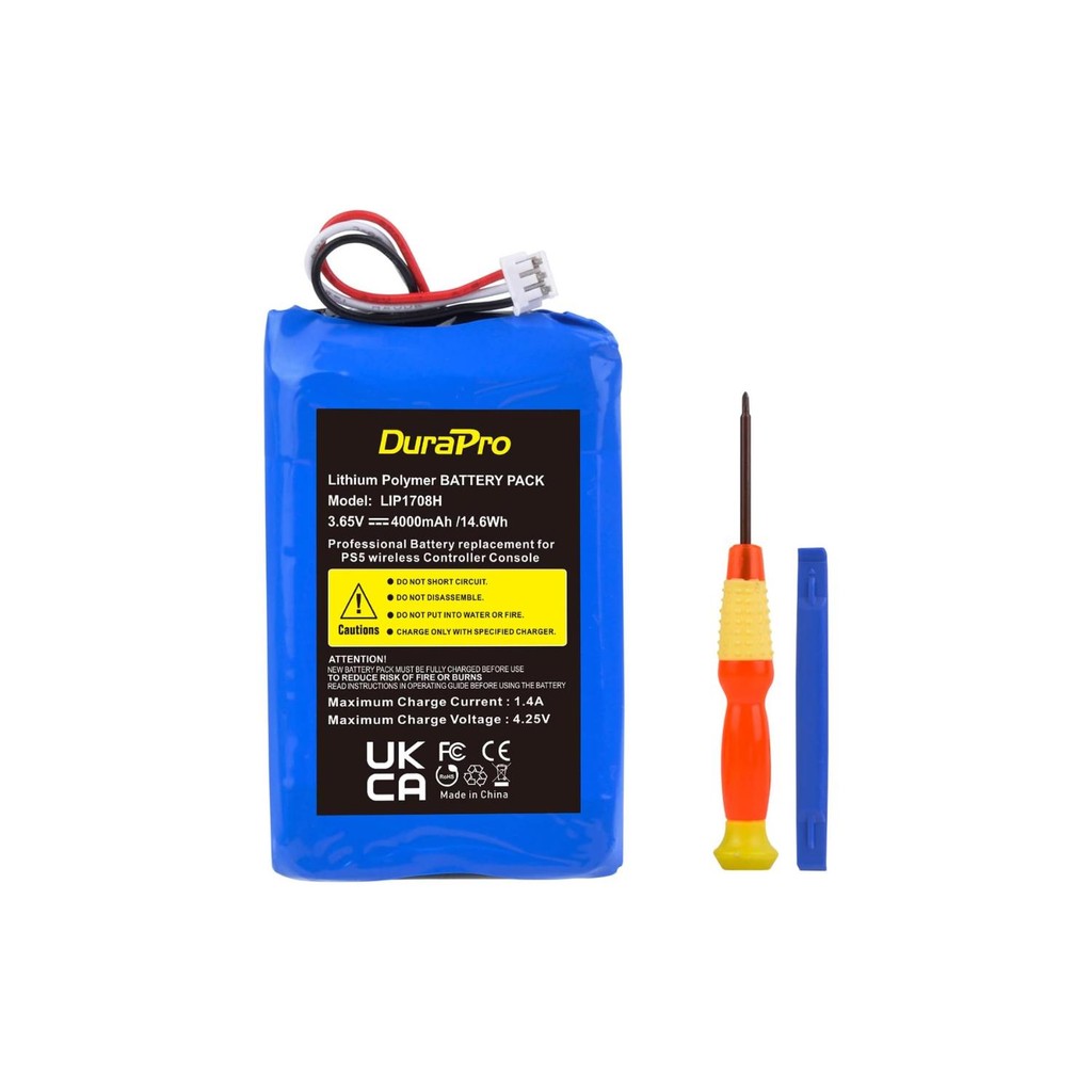 Bateria DuraPro 4000mAh LIP1708h para controle sem fio