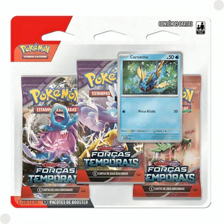 Triplo Pokémon Forças Temporais Ev5 Carvanha 33972 - Copag