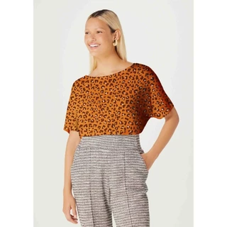 Blusa Feminina Manga Curta Estampada Hering