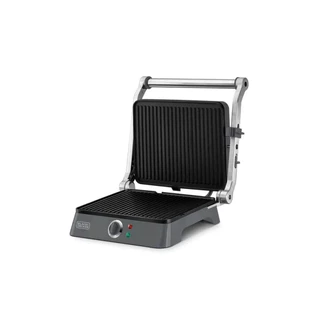 Grill Elétrico Sanduicheira Versátil Abertura 180° G1400 220V Black Decker