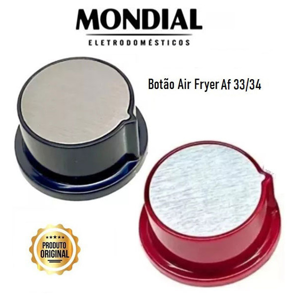 Botão para Ayr Fryer Mondial AF33 AF34 ORIGINAL - Temperatura ou Timer