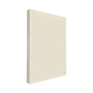 Refil Argolado Quadriculado 5x5 Polén 90g Bold 80 folhas
