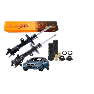 Par Amortecedor Dianteiro Cofap Civic 2.0 G9 2012 A 2016 + Kit