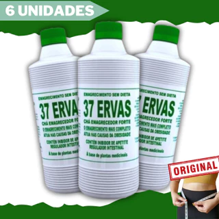 Kit 6 Unidades Suplemento Natural Chá Misto de 3.7 Ervas Suplemento Natural