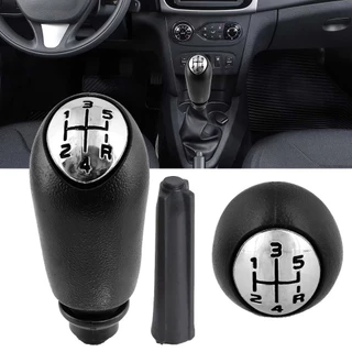 Bola Manopla Cambio Cromada Compatível com Sandero Logan + Bucha em Oferta na Shopee