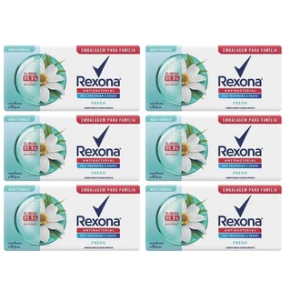 Kit 6 Packs Sabonete Rexona Fresh 6 unidades em Oferta na Shopee