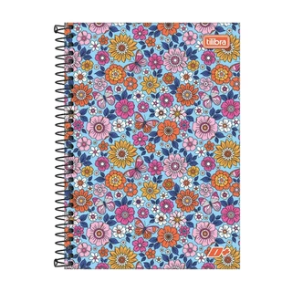 Caderno Tilibra Espiral Capa Dura 1/4 D Mais 96 Folhas Capas Diversas - Item Sortido