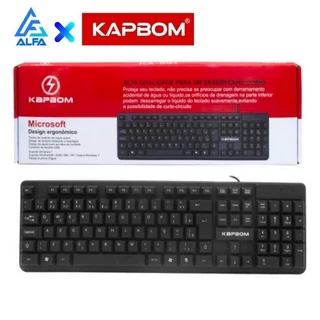 Teclado Gamer Multimídia Para Jogos Computador USB Silencioso MOX