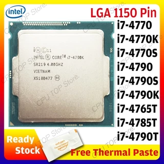 ⚡️ Intel i7 4790K 4770 4770K 4790 i7 4770S 4790S i7-4765T 4785T 4790T Processador De CPU Quad-core De Oito Linhas LGA 1150