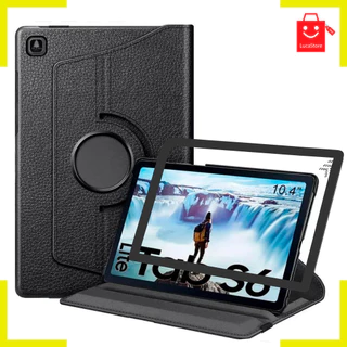 Capa Capinha Giratoria Couro Para Samsung Galaxy Tab S6 Lite 10.4 + Pelicula De Cerâmica