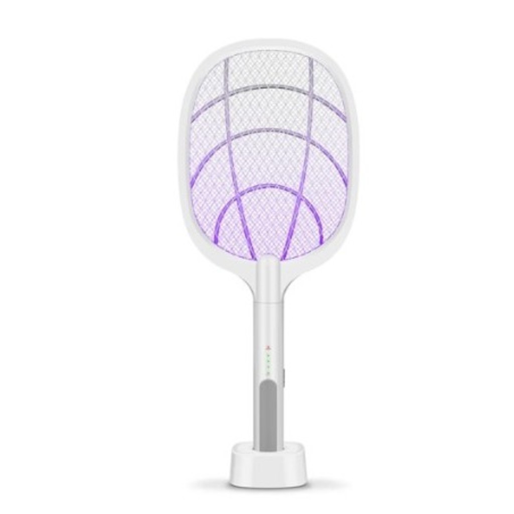 Raquete Inseto Vespa Mosca Elétrica Swatter Zapper Bat Recarregável Usb Bivolt