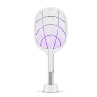Raquete Inseto Vespa Mosca Elétrica Swatter Zapper Bat Recarregável Usb Bivolt