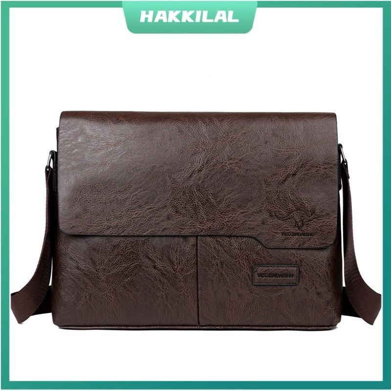 Corsssbody 438 Saco De Couro Para O Ombro Do Homem