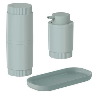 Kit Conjunto Lavabo Bancada 3 Peças OU Dórica Verde