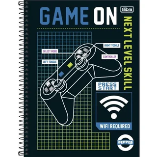 CADERNO UNIVERSITARIO CAPA DURA 20 MATERIAS 320F PEPPER MASCULINO TILIBRA