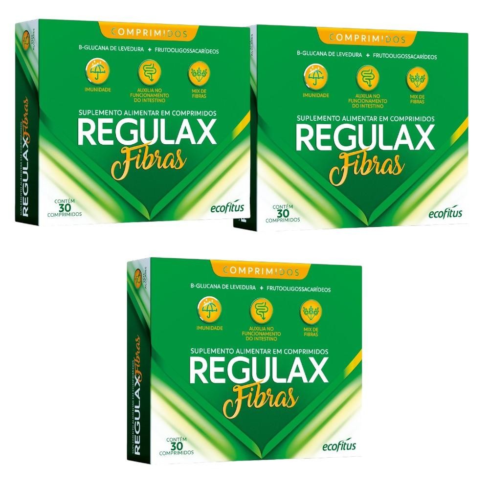 Kit Regulax Fibras Ecofitus Com 3 Caixas 30 Comprimidos Cada | Shopee ...