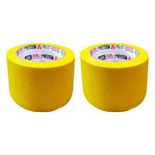 Fita Crepe Adere Automotiva A128RA/S 48mmX40m Amarelo - Embalagem com 2 Unidades em Oferta na Shopee