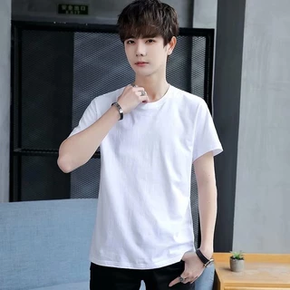 Camiseta Masculina Essencial De Verão 2025 | Fino E Respirável Moda Juvenil