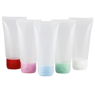 Bisnaga Plástica Natural Para Álcool Gel 60ml (50 Unid)
