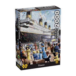 Puzzle Pintura Titanic C/ 2000 Peças Quebra Cabeça Interativo