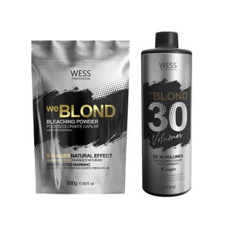 Wess Pó Descolorante we.BLOND 500g + OX 30 vol