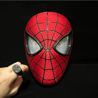 Nova Máscara De Proteção Para Os Olhos Do Homem-Aranha Controle De Anel Elétrico Herói Remoto Homens E Namorados