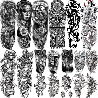 Tatuagem Temporária Tattoo Fake a Prova D'água Unisex Realistas 3D Festa Social Verão Praia MANIA