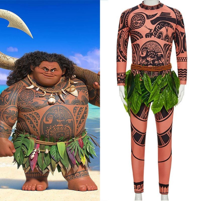 Maui Costume Vestito Oceania Disney Addio Al Celibato Costume Maui