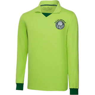 Camisa Palmeiras Retrô Goleiro 1977 Verde Masculina