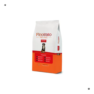 Alimento Finotrato Prime 15Kg Ração Cães Adultos Porte Grande Premium Especial Proteína Bruta 23%