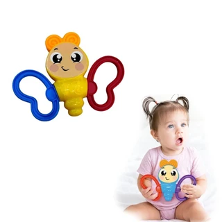 Brinquedo Chocalho Borboletinha para bebê infantil