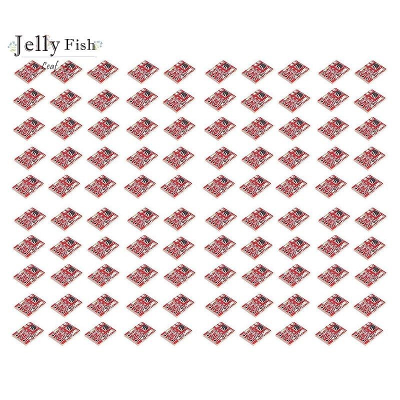 100Pcs TTP223 Módulo De Interruptor De Chave De Toque Botão Auto-Travamento/Sem Interruptores Capacitivos Canal Único