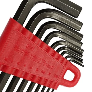 Jogo Chave Allen Hexagonais 1,5 A 10mm Gedore Red R36605109