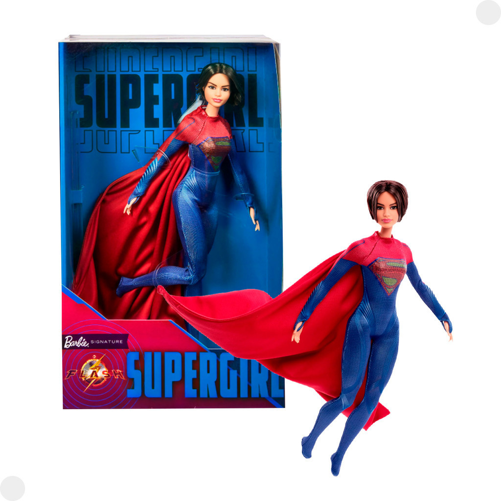 Boneca Barbie Signature Supergirl HKG13 - Mattel | Shopee Brasil