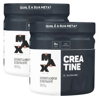 Kit 2 und Creatina Max Titanium em Pó 300g em Oferta na Shopee