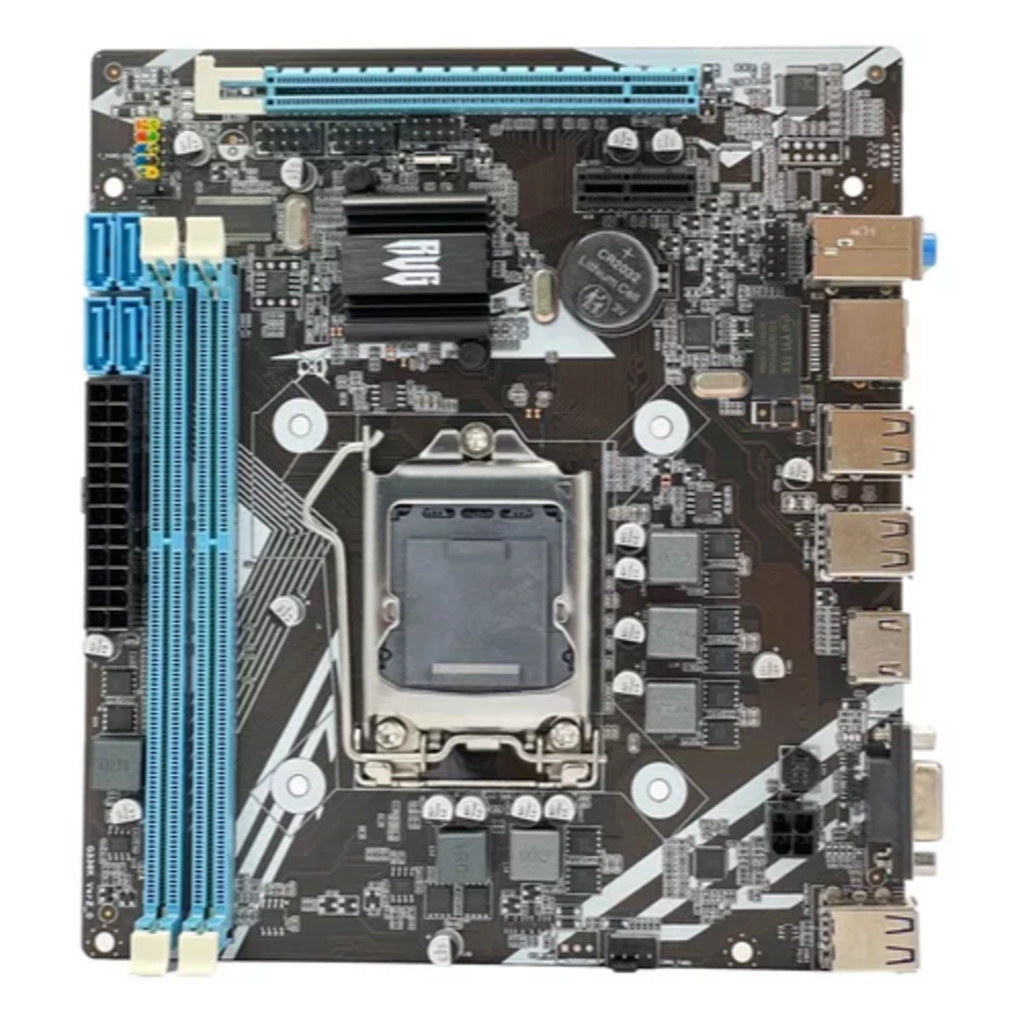 Placa Mãe Lga1156 Hm55 16gb Ddr3 Chipset Core I3/i5/i7 Cor Preto