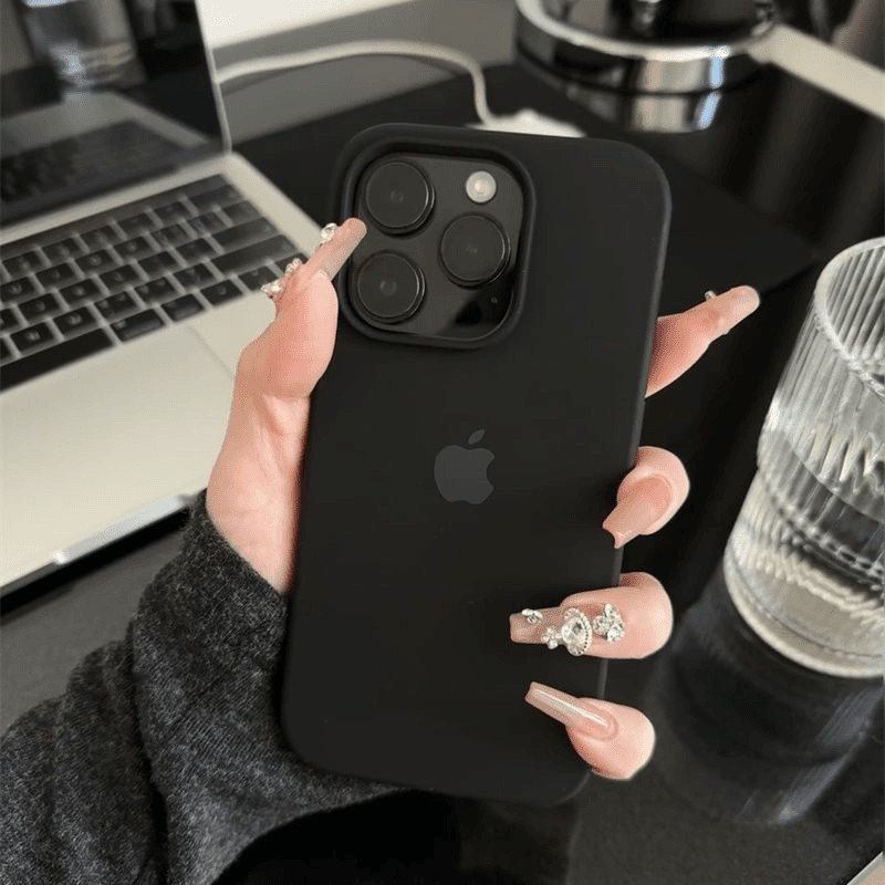 For iPhone 15 14 Pro Max 15Plus 15Plus 15Plus Capa De Silicone Líquido À Prova De Queda Macia Traseira 14Plus
